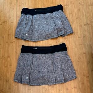 Lululemon Athletica Heathered Gray Women's Skorts